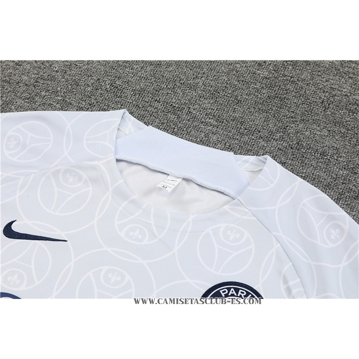 Chandal del Paris Saint-Germain 22-23 Manga Corta Gris - Pantalon Corto